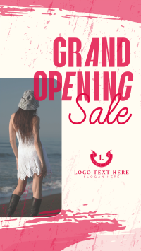 Beachy Boutique Opening Facebook Story