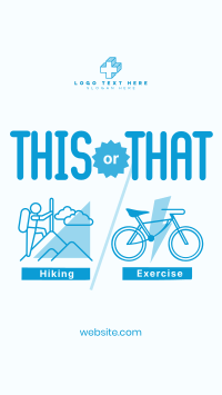 This or That Exercise Facebook Story