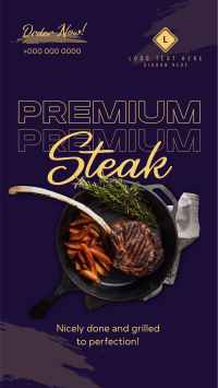 Premium Steak Order Instagram Reel