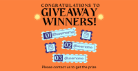 Giveaway Winners Stamp Facebook Ad