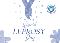 Celebrate Leprosy Day Postcard