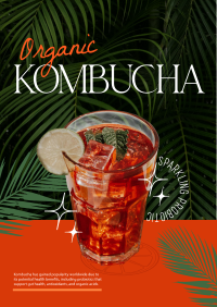 Organic Kombucha Flyer