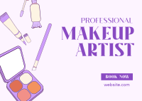 Make Up Class Postcard example 2