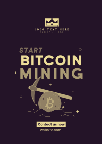 Start Crypto Mining Poster