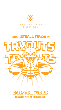 Basketball Tryout TikTok Video Design