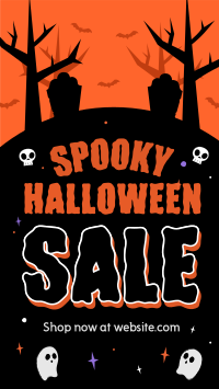 Spooky Ghost Sale Instagram Story