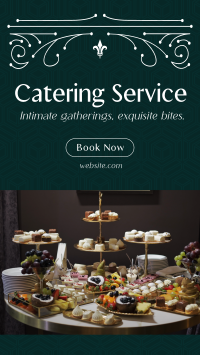 Elegant Catering Service YouTube Short Design