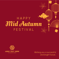 Happy Mid Autumn Festival Instagram Post Design