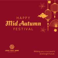 Happy Mid Autumn Festival Instagram Post