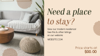 Cozy Place to Stay Facebook Event Cover