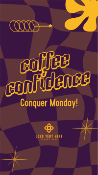 Conquering Mondays Facebook Story Design