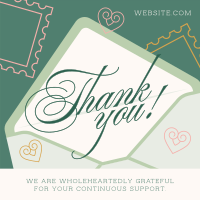 Elegant Thank You Instagram Post Design