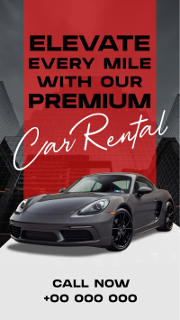 Modern Premium Car Rental Instagram Reel