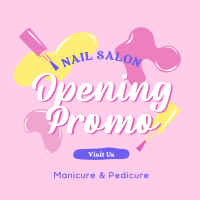 Nail Salon Promotion Linkedin Post