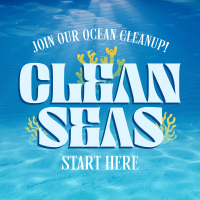 Clean Seas For Tomorrow Instagram Post