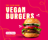 Vegan Burger Buns  Facebook Post