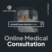 Online Doctor Consultation Instagram Post