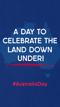 Australian Day Map Instagram Story Design