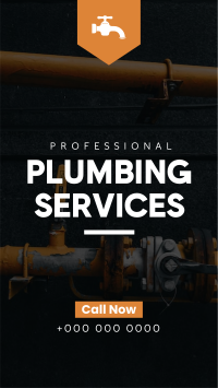 Plumbing Services Instagram Story