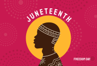 Beautiful Juneteenth Man Pinterest Cover Design