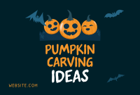 Halloween Pumpkin Carving Pinterest Cover Design