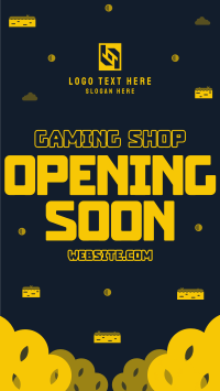 Game Shop Opening Instagram Story