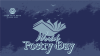 Happy Poetry Day Animation