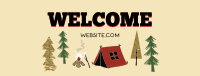 Cozy Campsite Facebook Cover Image Preview