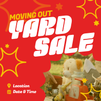 Moving Out Yard Sale Instagram Post