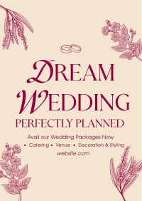 Dream Wedding Planner Flyer