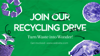 Global Recycling Drive Animation