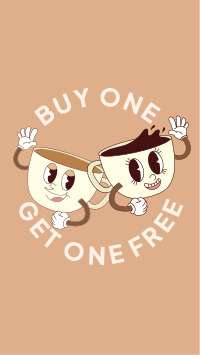 Coffee Buy One Get One  Instagram Story