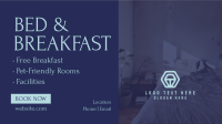 Bed and Breakfast Services Facebook Event Cover