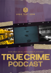 Scrapbook Crime Podcast Poster