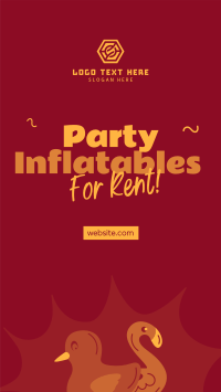 Party Inflatables Rentals Facebook Story