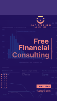 Simple Financial Consulting Facebook Story