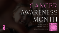 Cancer Awareness Month Animation