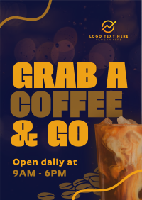 Delicious Coffee To Go Flyer