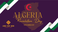 Algerian Revolution Facebook Event Cover