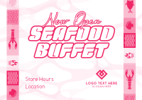 Fresh Seafood Postcard example 1