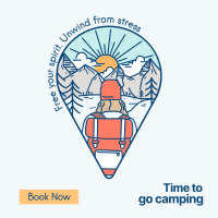 Go Camping Instagram Post