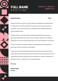 Geometric Galore Letterhead