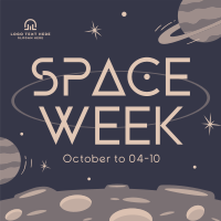 Space Week Event Instagram Post