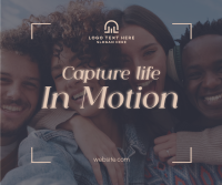 Capture Life in Motion Facebook Post