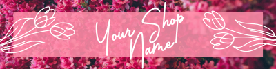 Sweet Floral Etsy Banner Image Preview