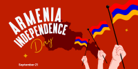 Celebrate Armenia Independence Twitter Post