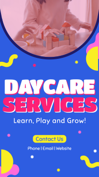 Learn and Grow in Daycare Facebook Story