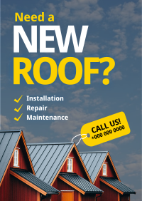 Roofing Service Call Now Flyer