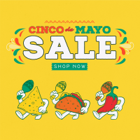 Cinco De Mayo Mascot Sale Instagram Post Image Preview