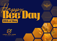 World Bee Day Postcard example 1